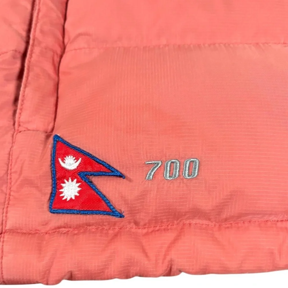The North Face 700 Nuptse Down 7 Summits Full Zip Puffer Vest Pink - Picture 4 of 7